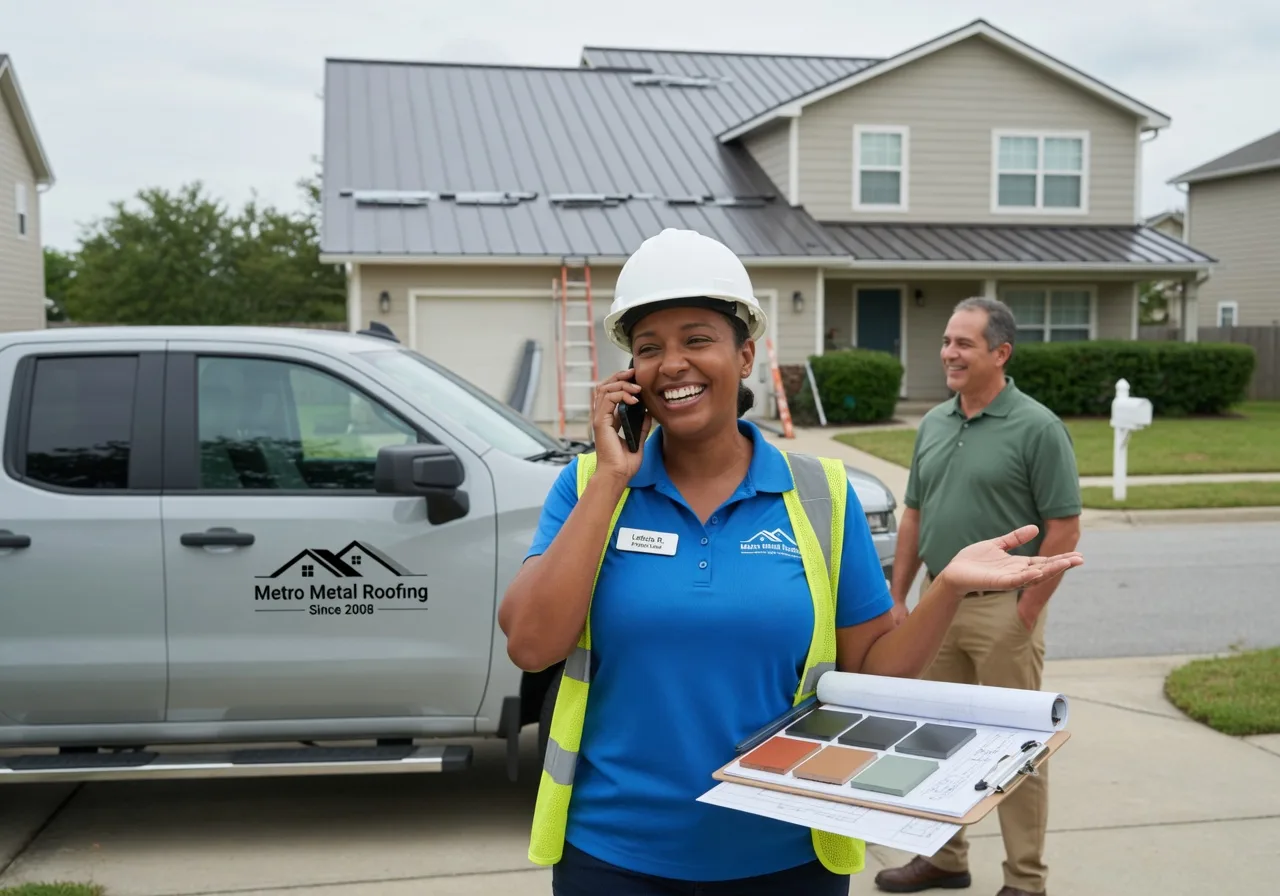 Storm Damage Metal Roof Repair in Jarales, NM